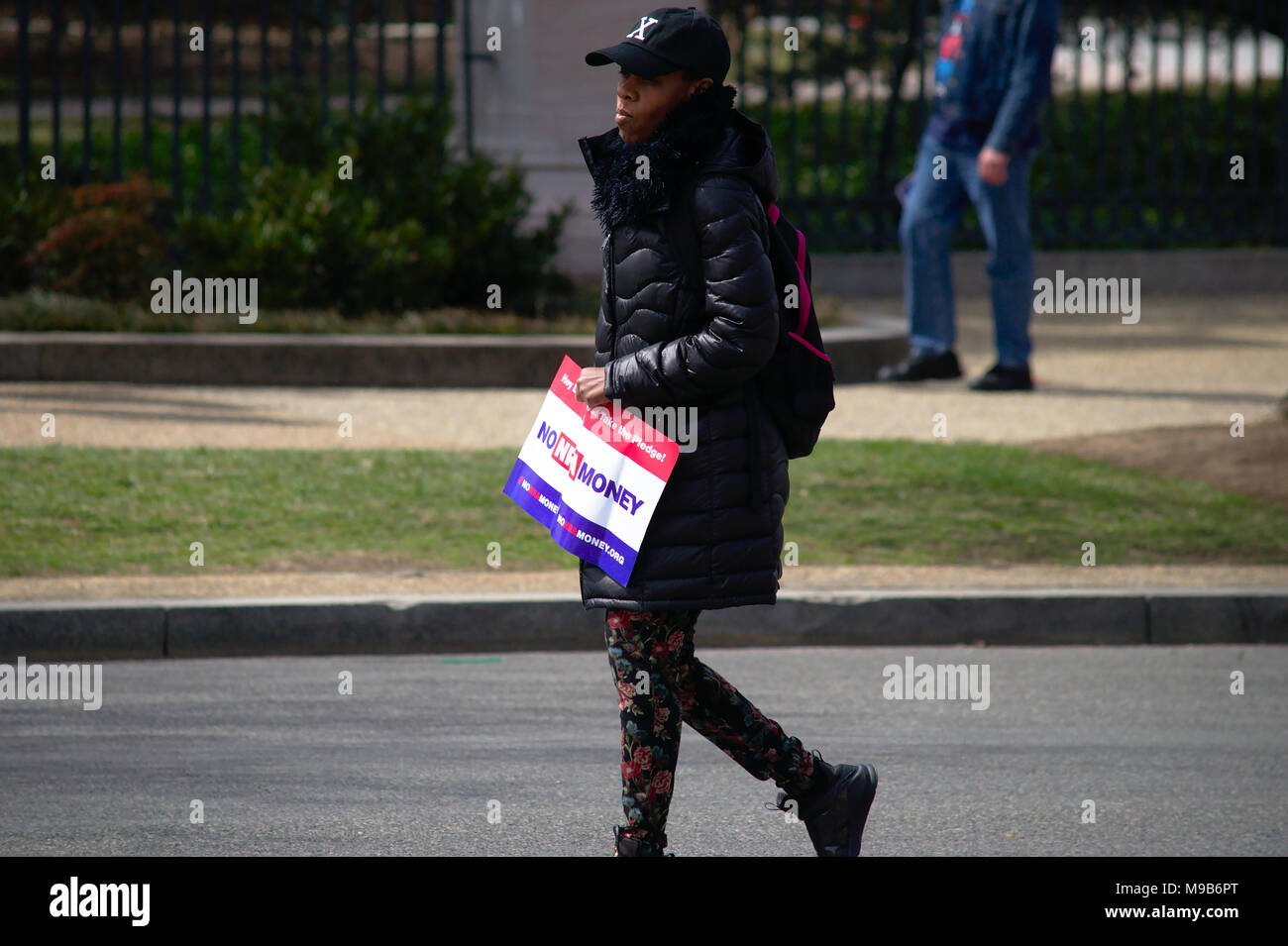 Protect Us Sign Adult with protect sign during March for Our Lives in Washington DC ...