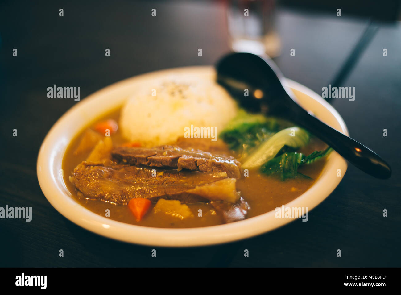 Table background with rice hi-res stock photography and images - Alamy