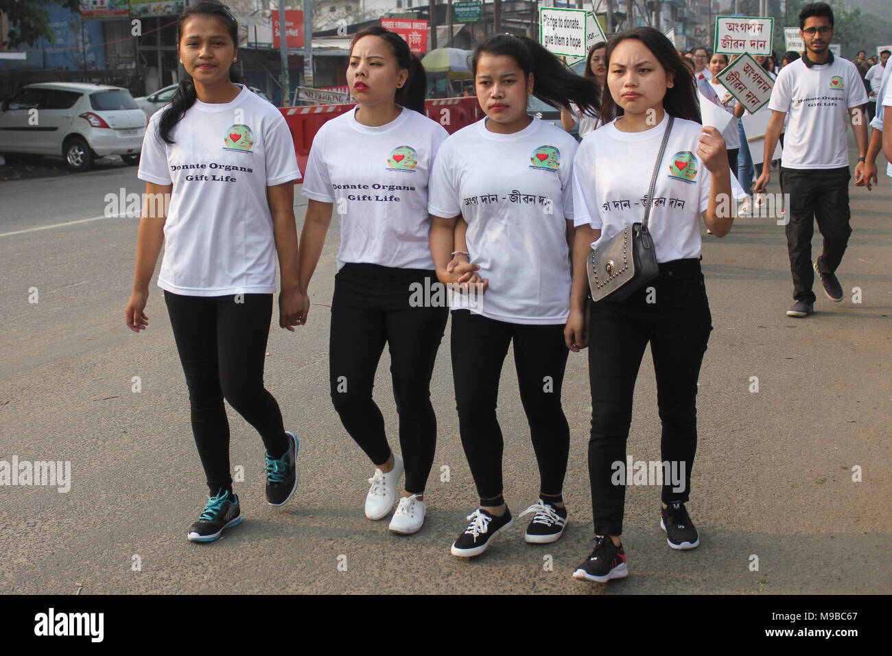 A step towards deceased organ nonation, Guwahati. participated in the walkathon with an aim to support the noble cause of organ donation oganised by Regional Organ Tissue Transplant Organisation (ROTTO