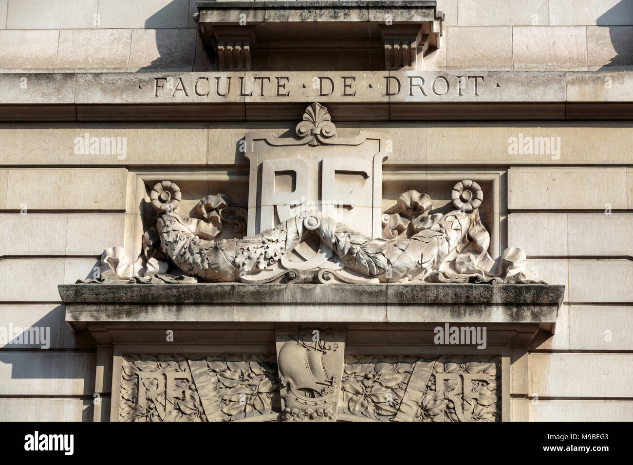 Sorbonne University in Paris. Name is derived from College de Sorbonne ...