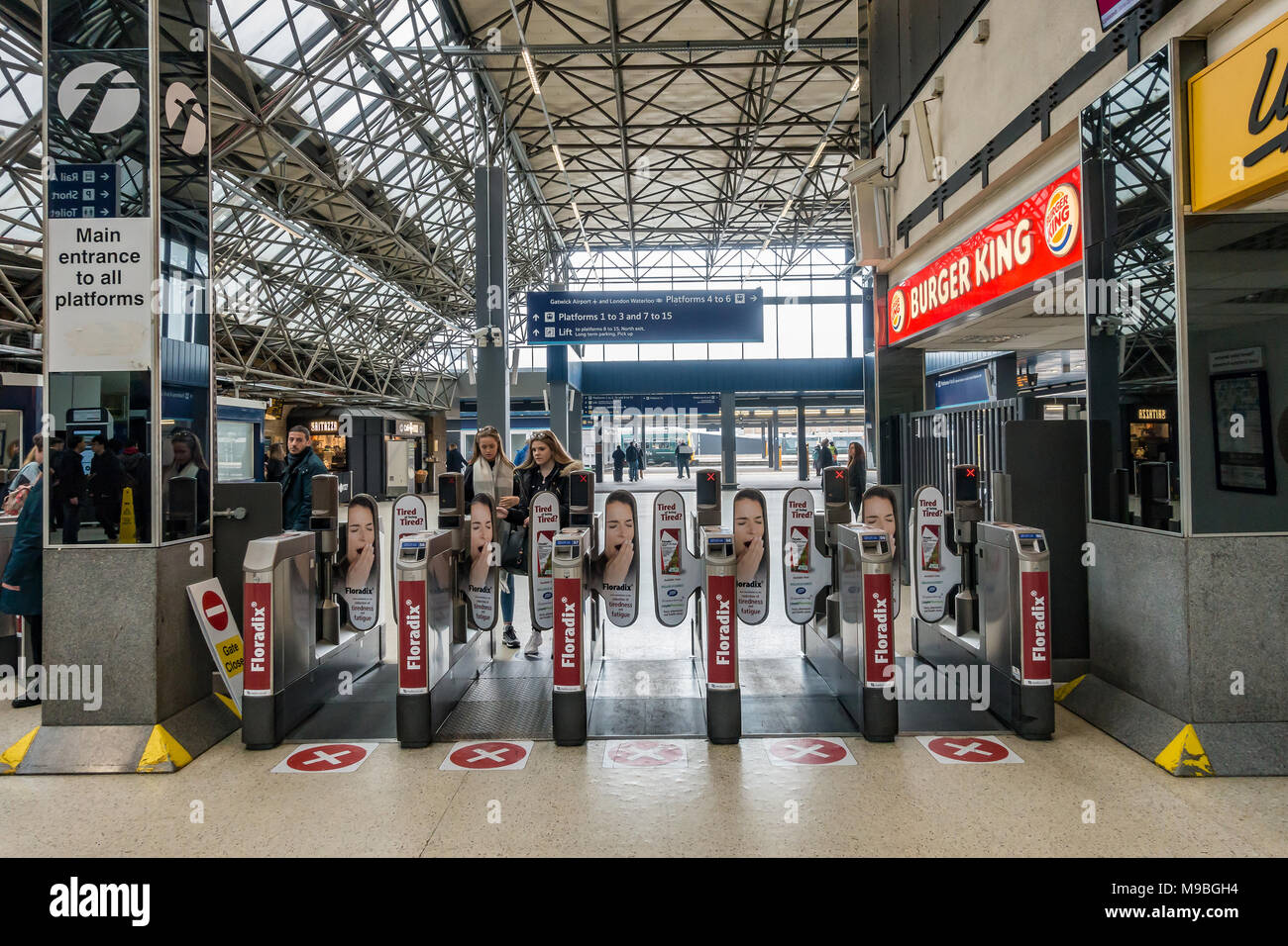 Rail ticket barrier hires stock photography and images Alamy