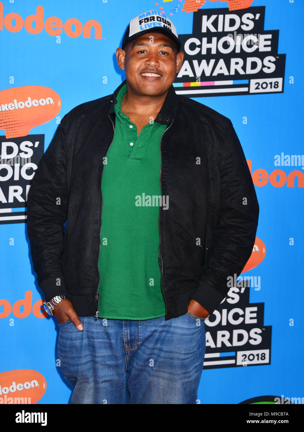Omar Benson Miller attends Nickelodeon's 2018 Kids' Choice Awards at ...