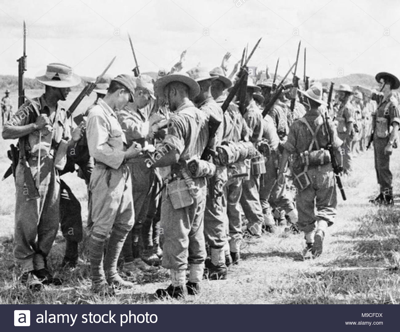 Japanese Surrender In Malaya Men Of The Th Indian Division At Kuala Lumpur Search Japanese Prisoners Soon After They Had Been Disarmed Japanese Surrender In Malaya Men Of The Th Indian Division At Kuala Lumpur Search Japanese Prisoners Soon After They Had Been Disarmed