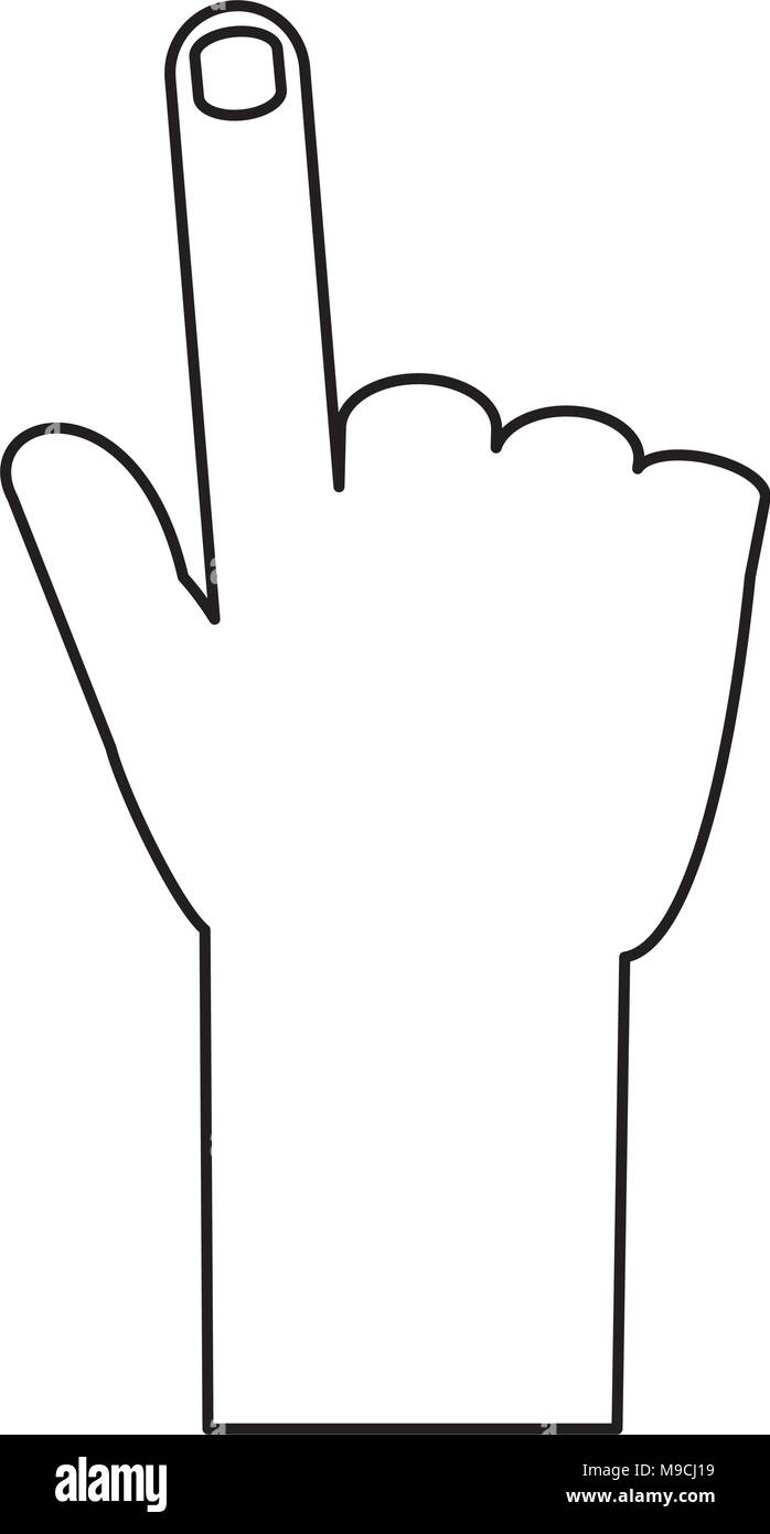 Pointing Hand Gesture Vector Icon High Resolution Stock Photography and