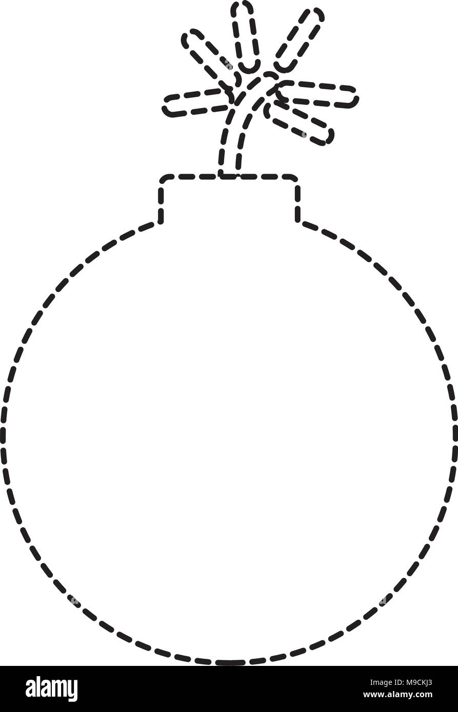 bomb icon over white background, vector illustration Stock Vector Image ...