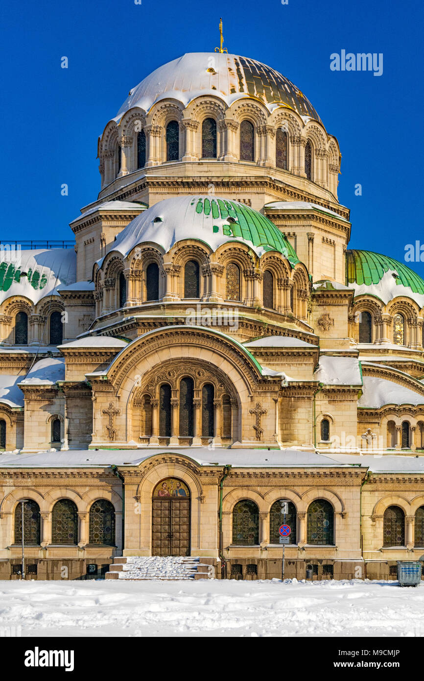 Alexander Nevsky Cathedral in winter