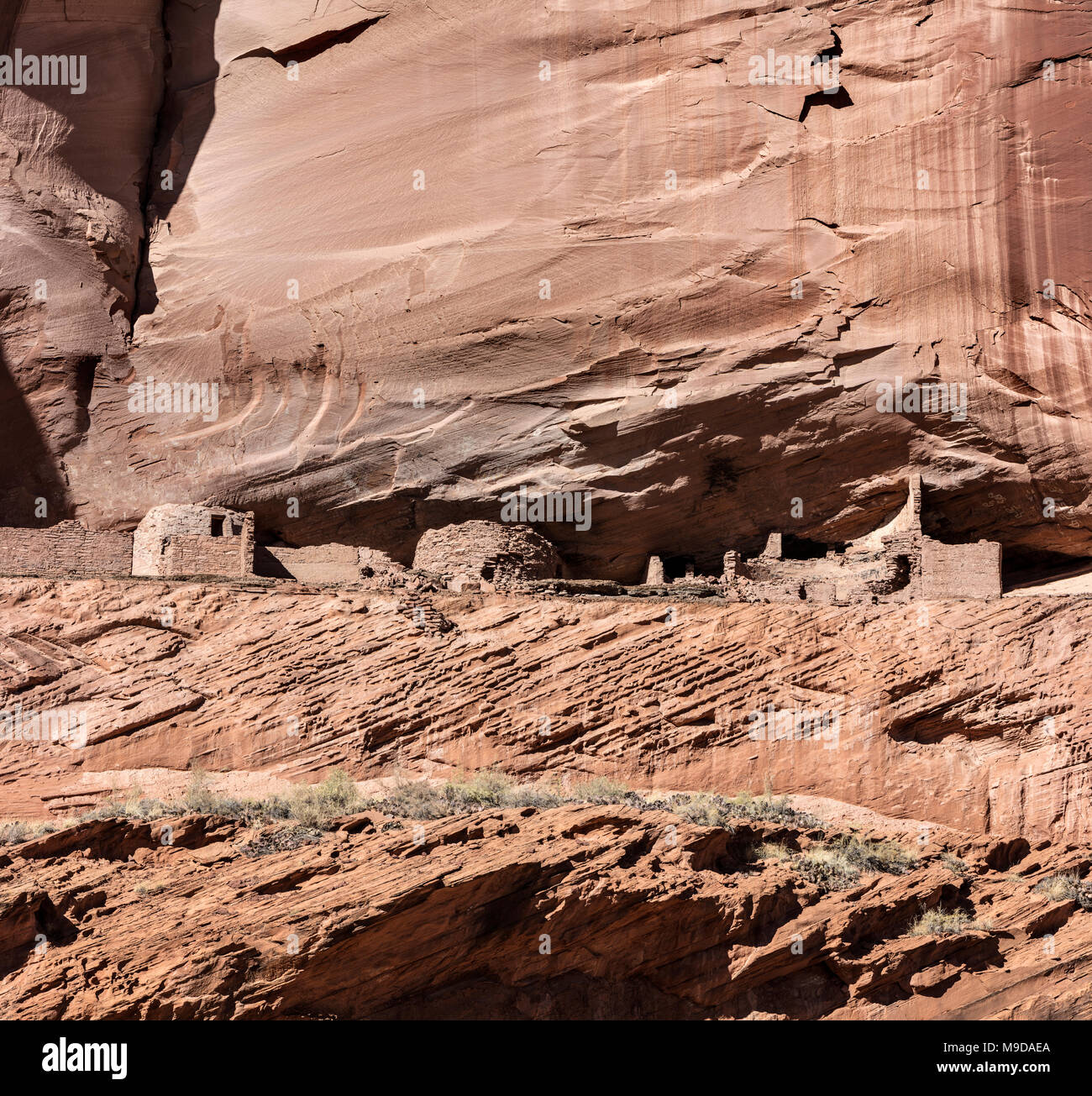 First Ruin, Canyon de Chelly National Monument, AZ Stock Photo