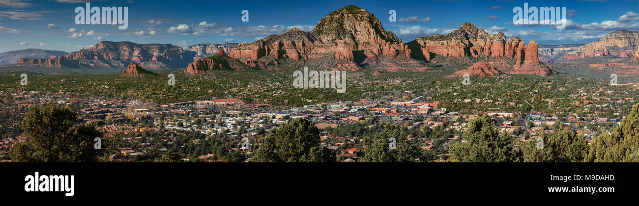 The Red Rocks of Sedona, Arizona Stock Photo