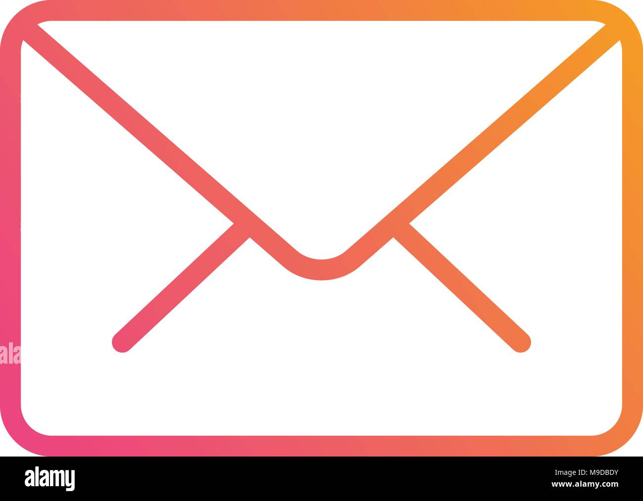 Email, Open Mail, New Email Icon Stock Illustration - Illustration of  communication, sign: 158557376