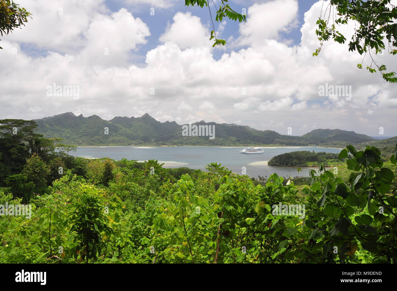 Huahine, Society Islands, French Polynesia Stock Photo