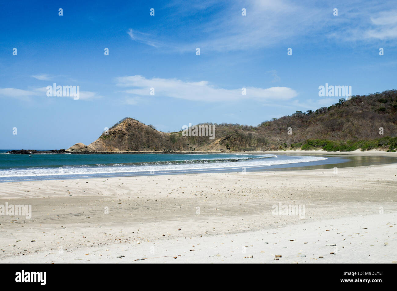 Playa Ocotal on the Pacific Coast of western NIcaragua, Central America Stock Photo