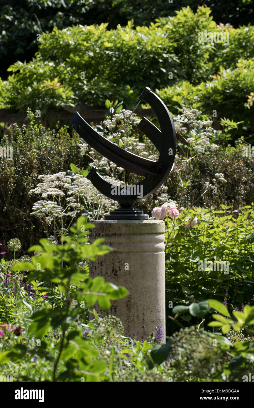 Abstract summer vegetation and flowers in the Battersea Park garden