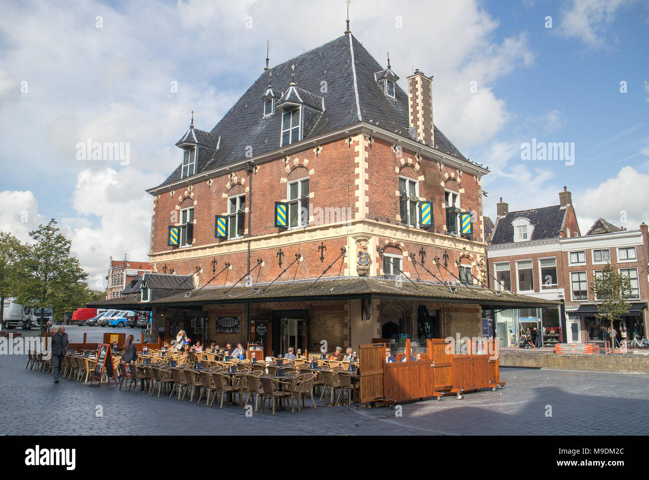 De Waag (the Weigh House), Leeuwarden, Friesland, Netherlands Stock Photo
