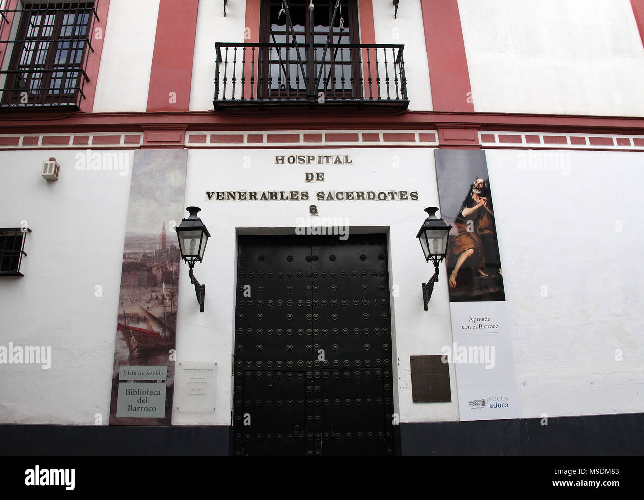 Hospital de los Venerables in Seville Stock Photo