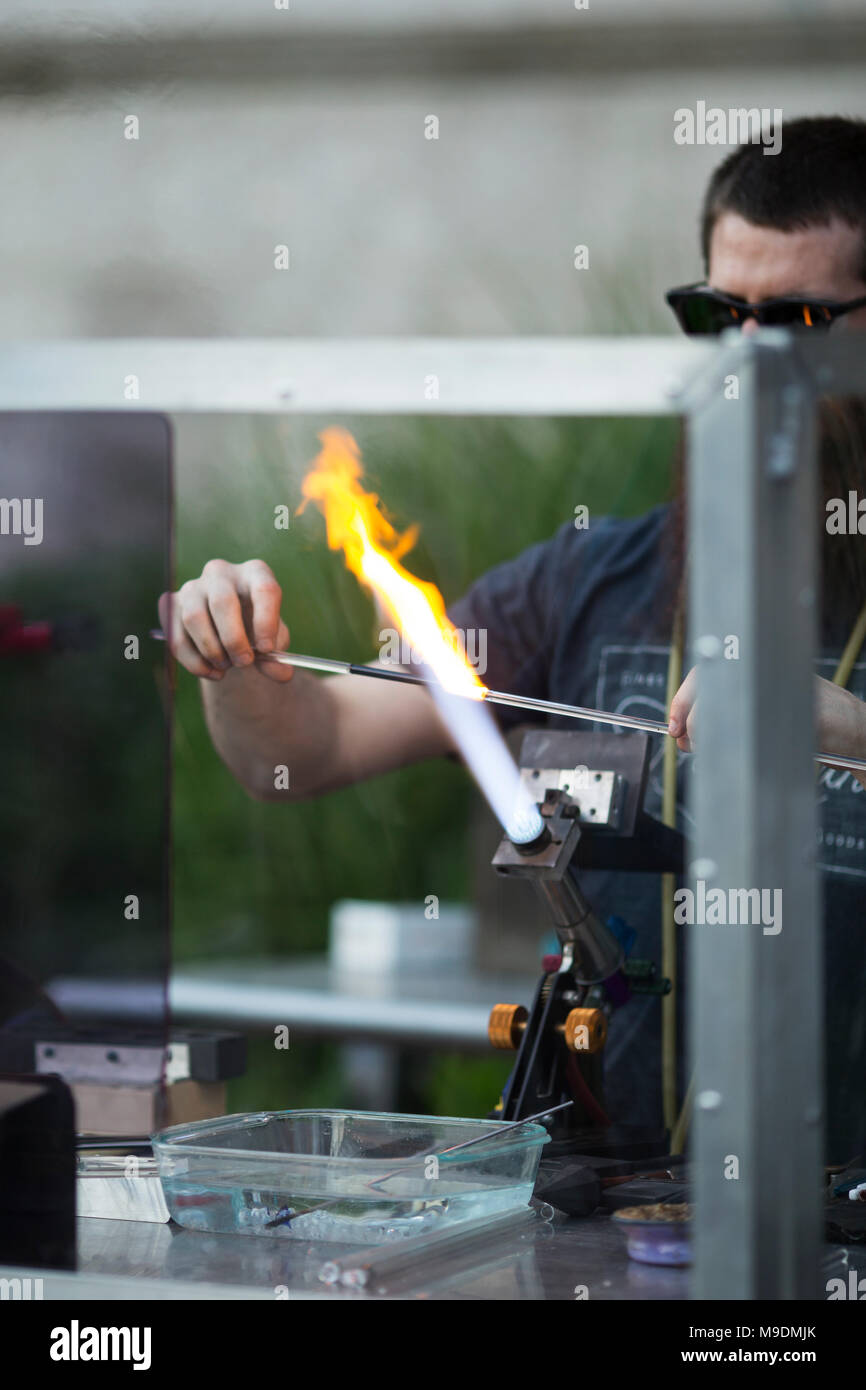 Glass blowing tools hires stock photography and images Alamy