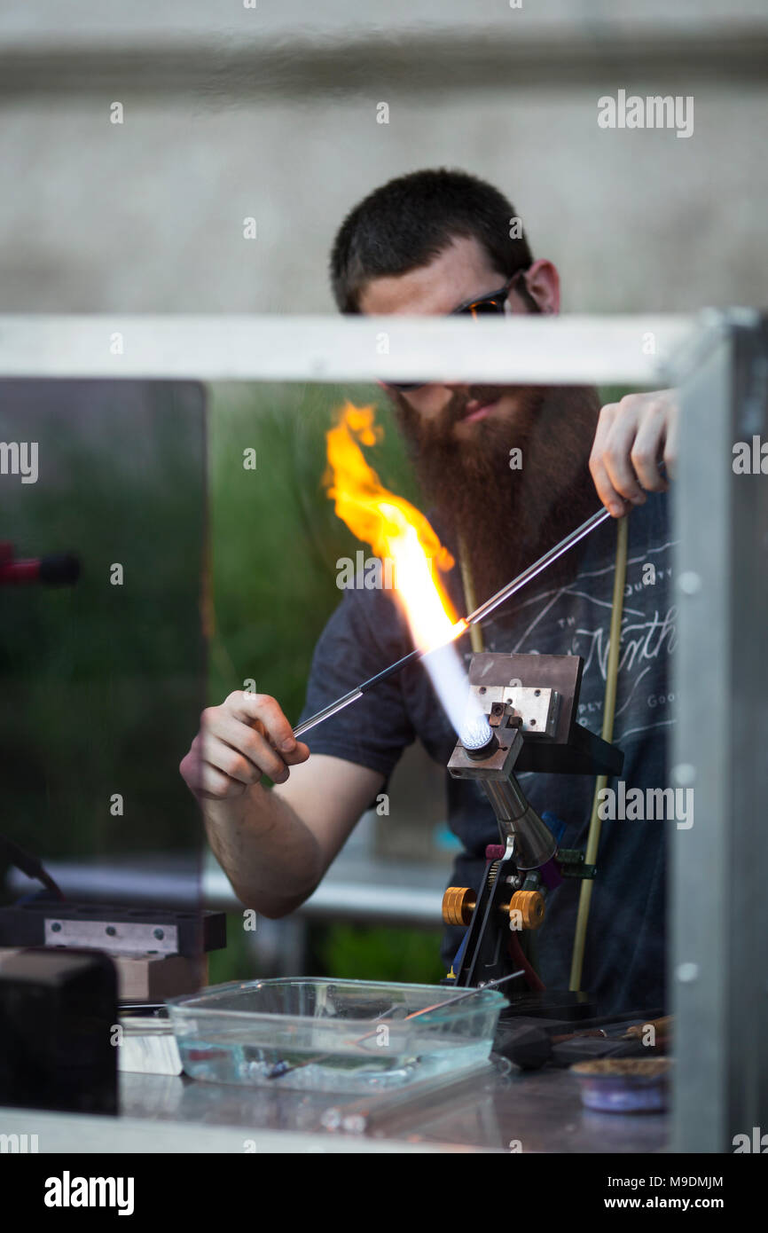 Man in the glass booth hires stock photography and images Alamy