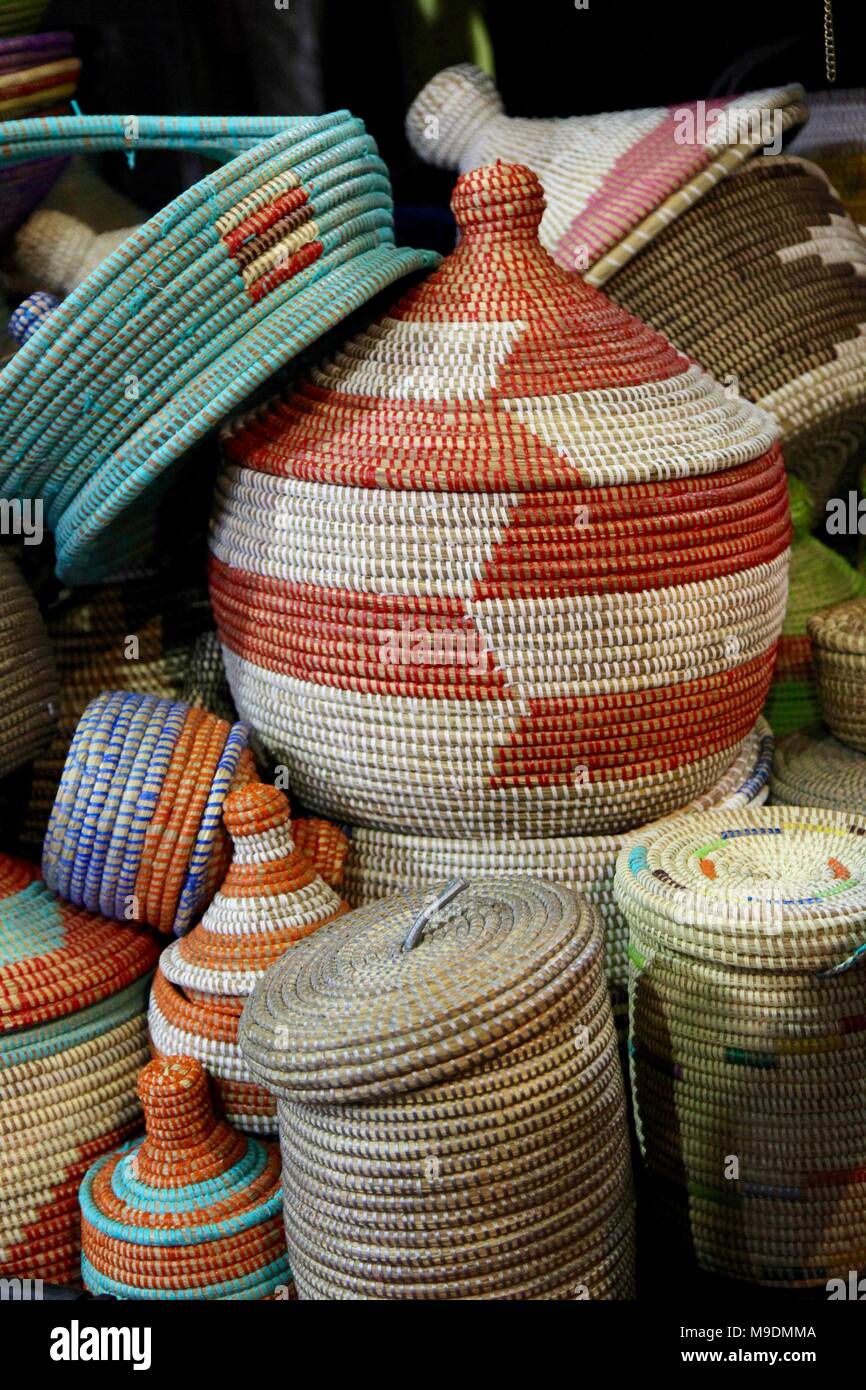 African baskets colorful hires stock photography and images Alamy