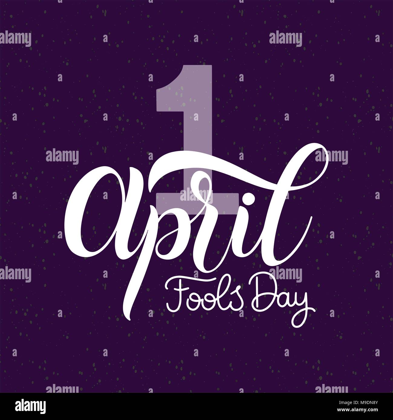 April Fools Lettering April Fools Day text. Colorful lettering. Hand lettering greeting card ...