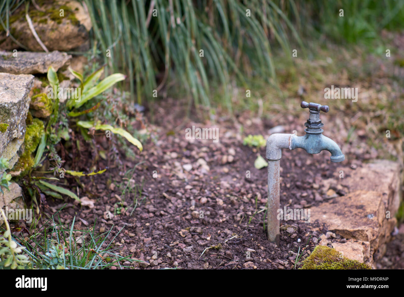 Vintage Outdoor Water Faucet Stock Photos Vintage Outdoor Water