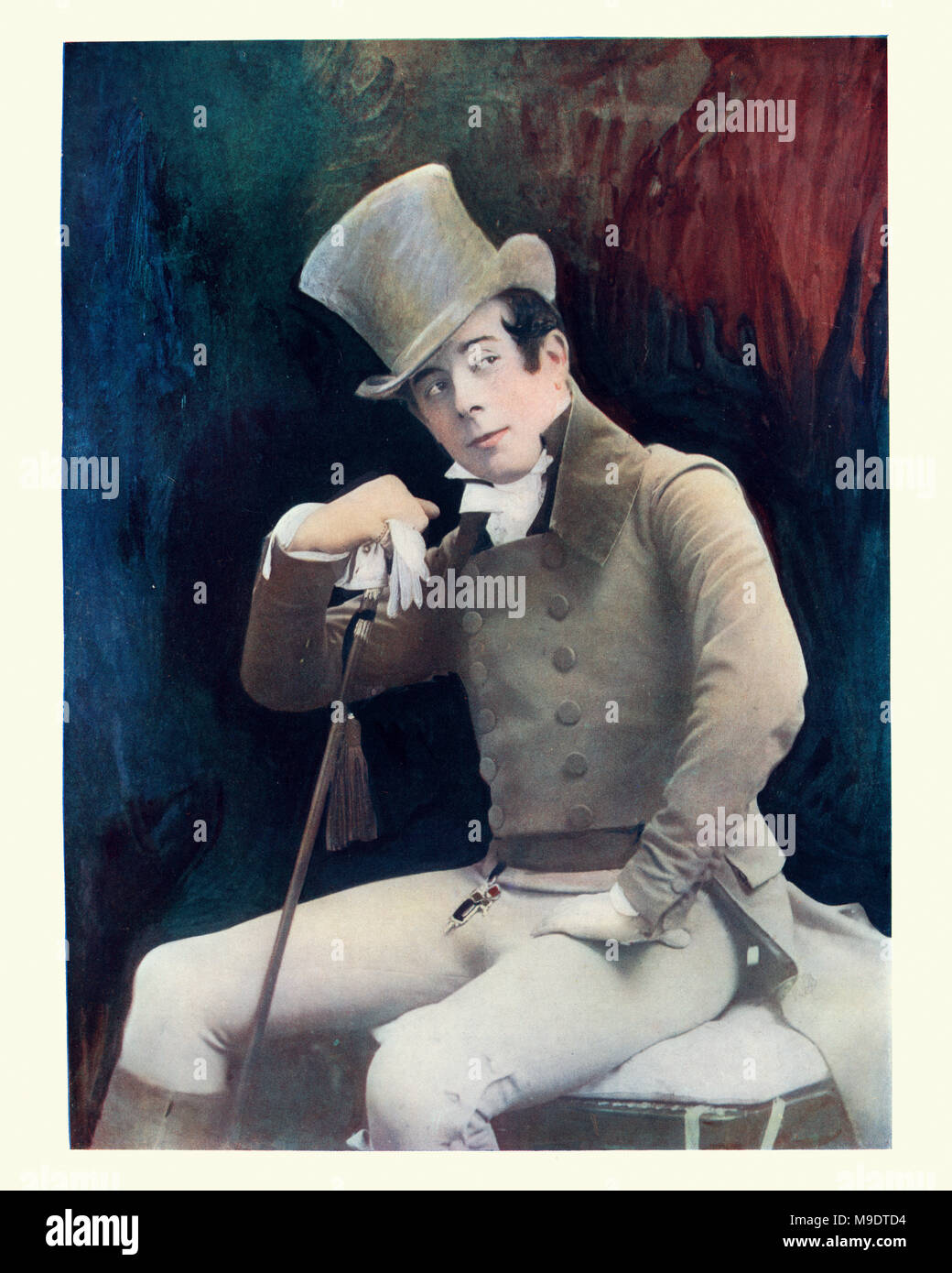 Edwardian Actor Seymour Hicks in Quality Street. A British actor, music ...