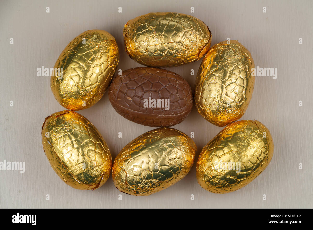 Gold chocolate eggs hires stock photography and images Alamy