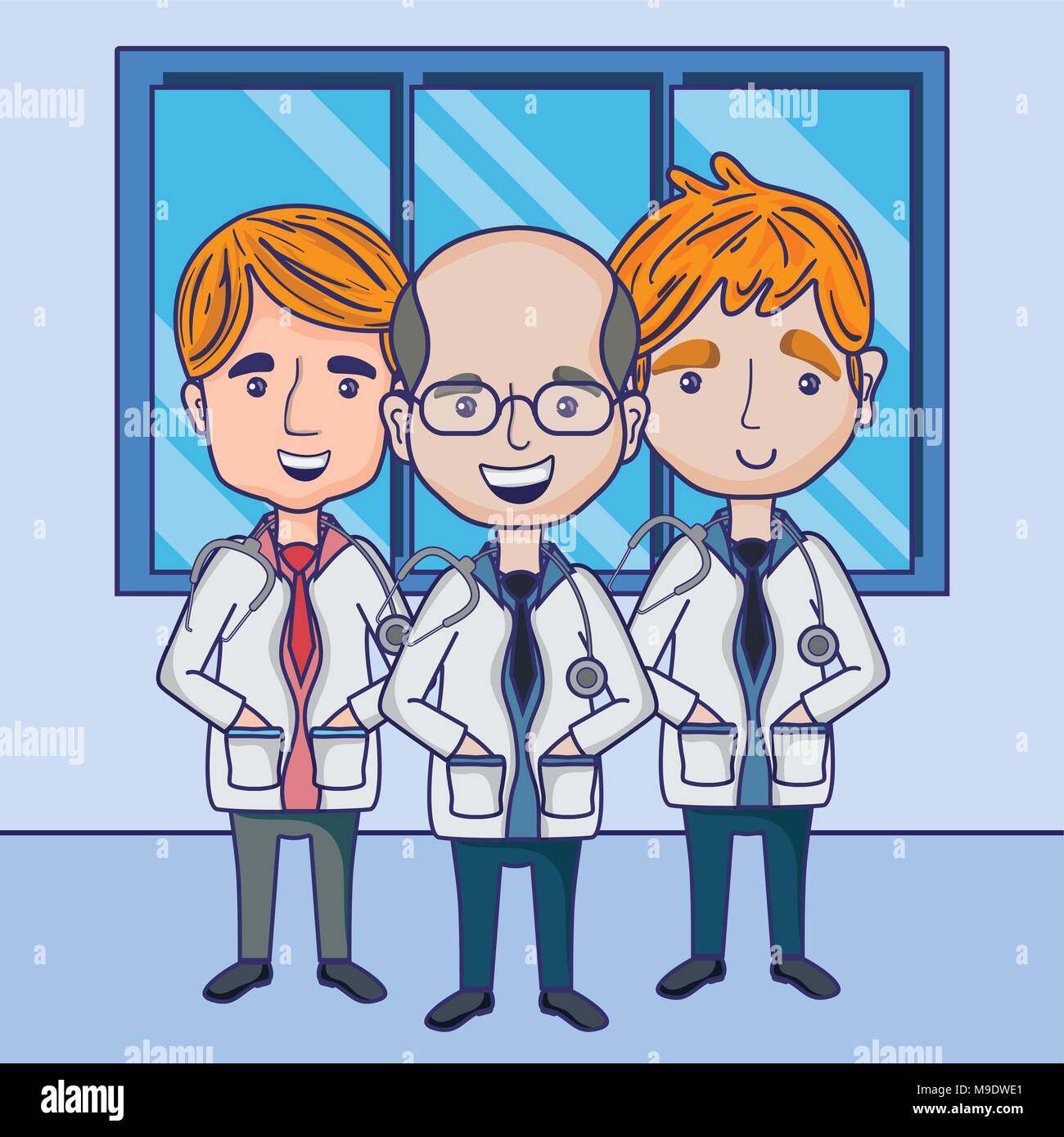 Funny doctors cartoons Stock Vector Image & Art - Alamy