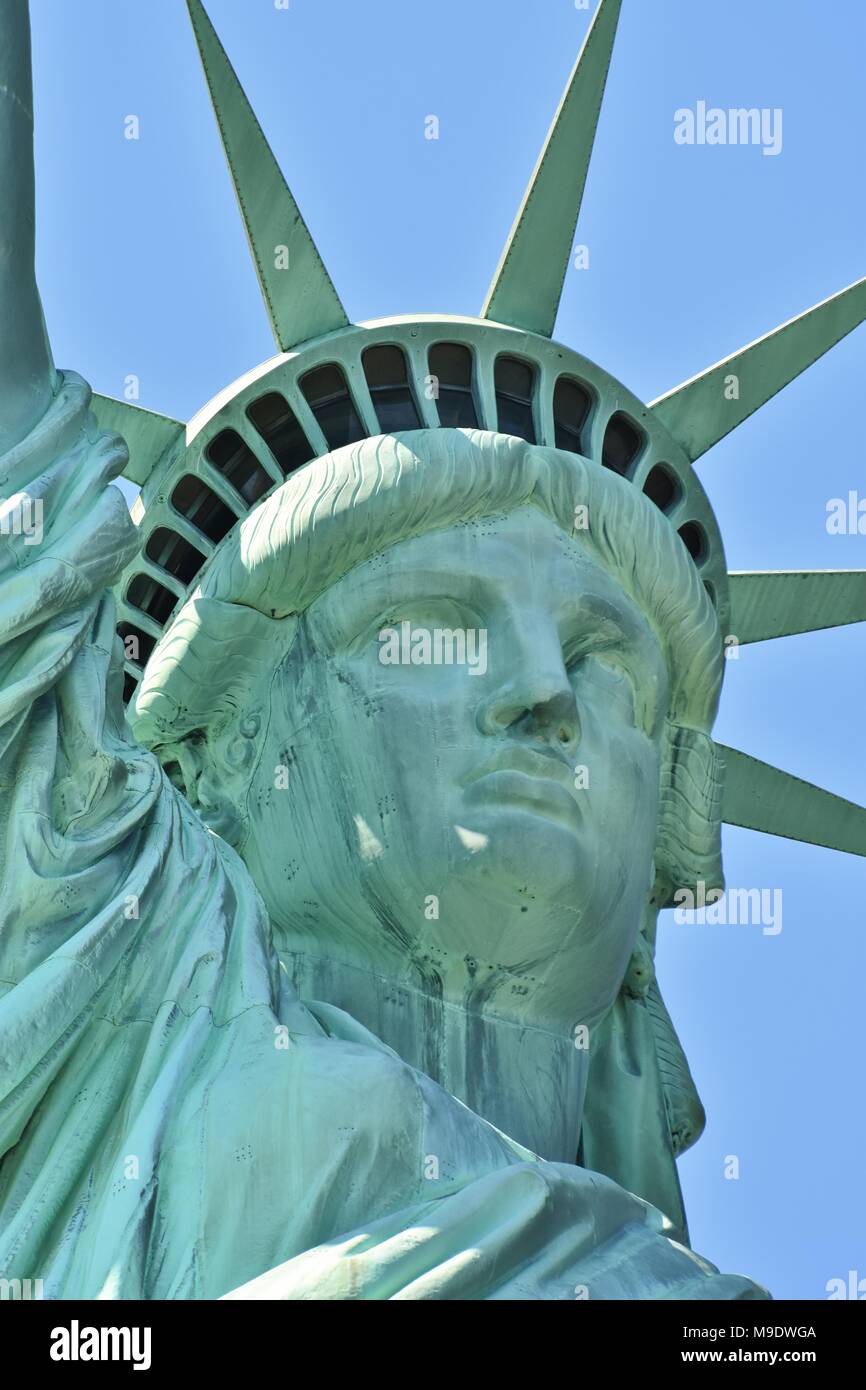 Face of statue of liberty hires stock photography and images Alamy