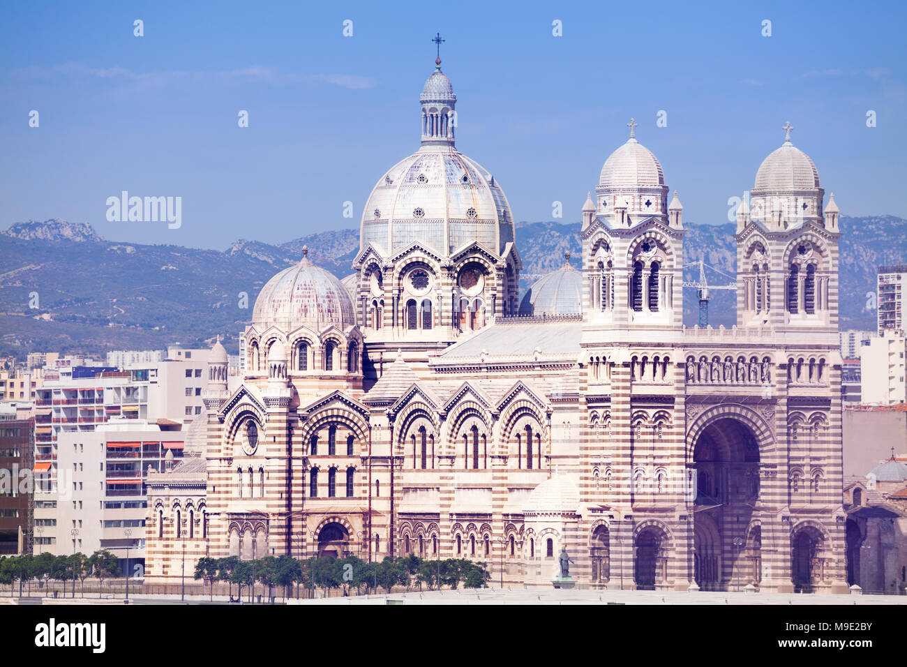 Cathedral of Saint Mary Major in Marseille, France Stock Photo