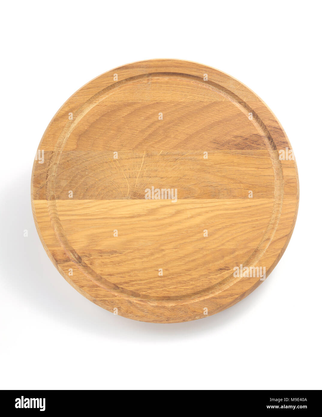 wooden cutting board isolated on white background Stock Photo - Alamy