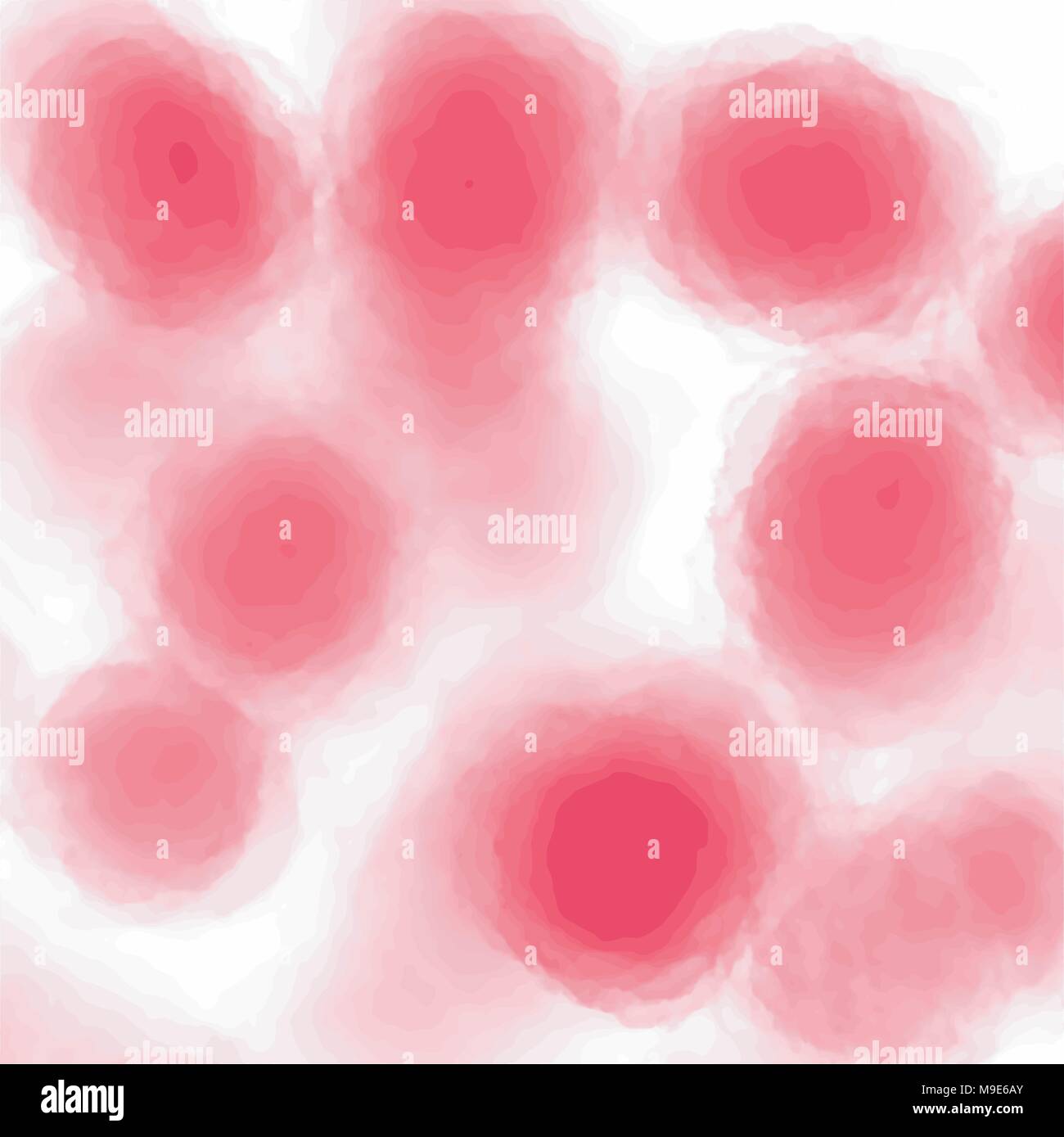 violet watercolor blurred bubbles background pattern,vector illustration Stock Vector