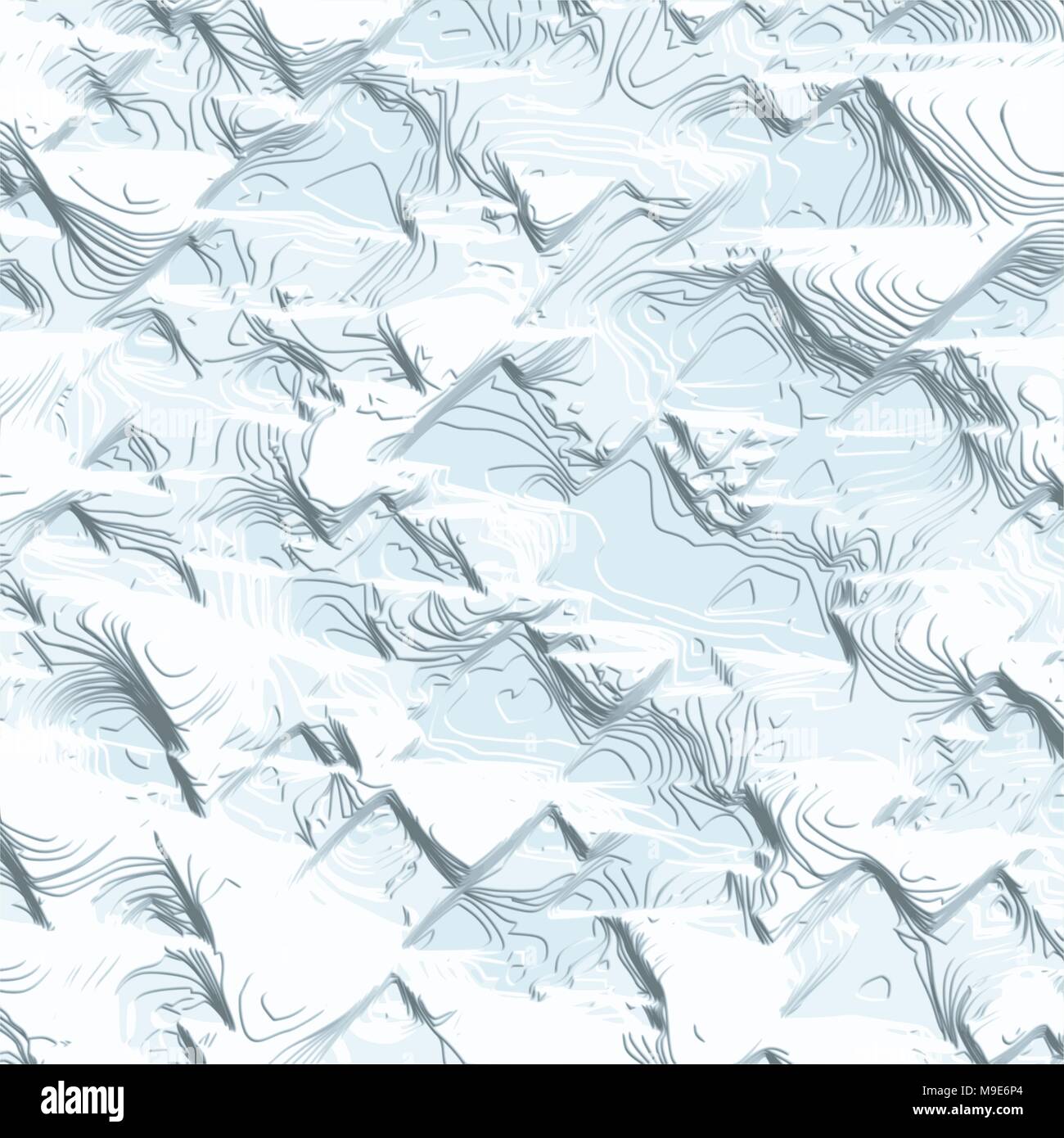 light blue 3D wave structure background pattern, vector illustration ...