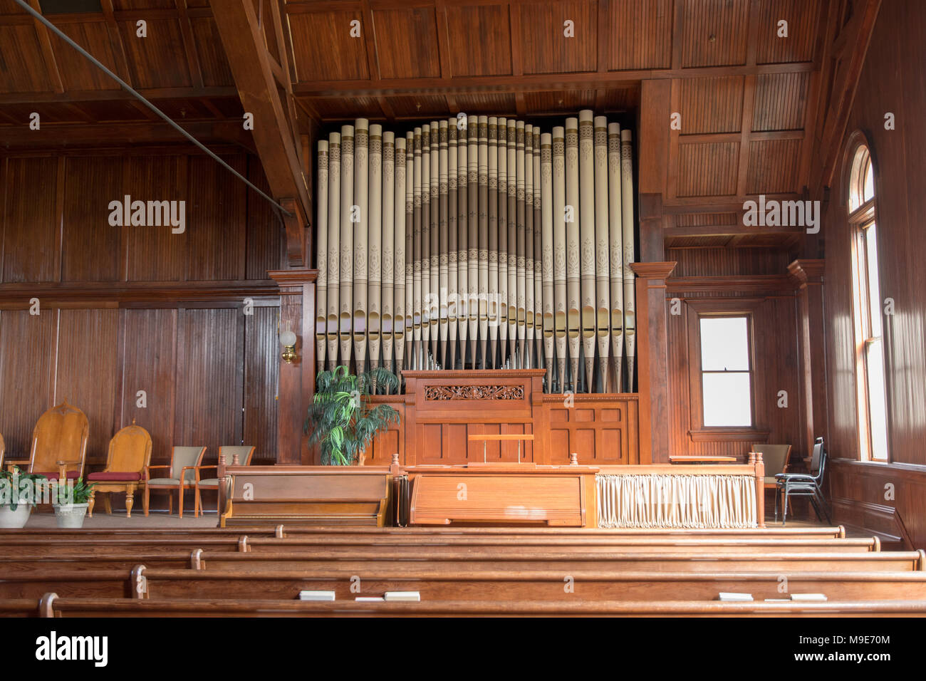 Woodworth Chapel at Tougaloo College in Tougaloo, Mississippi Stock