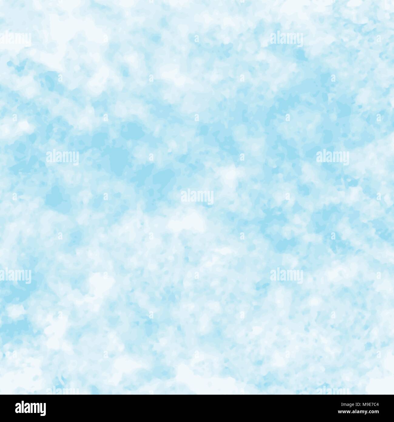 blue watercolor wax crayon vector illustration Stock Vector Image & Art