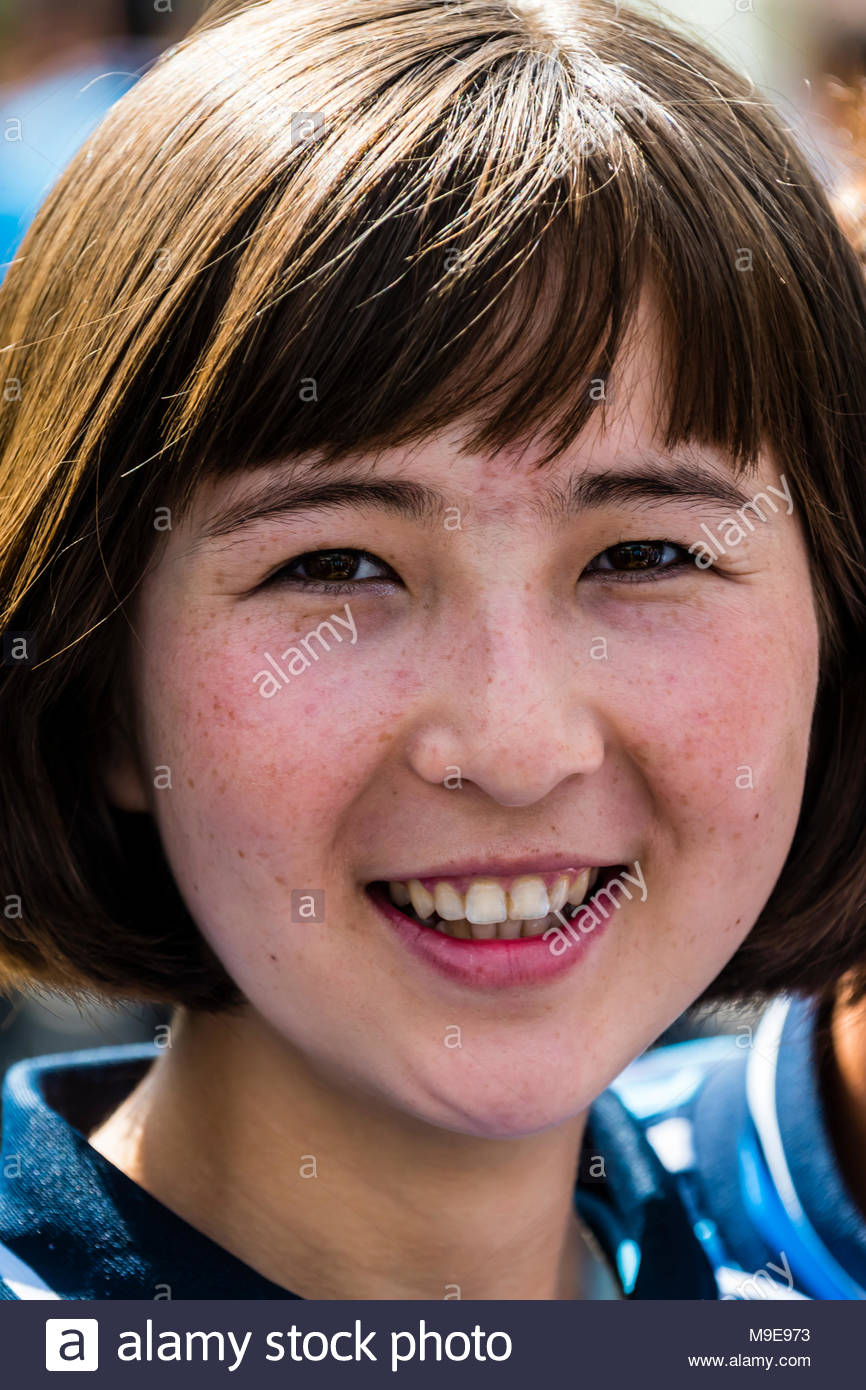 Uyghur Teenaged Girl Urumqi Xinjiang Province China Uyghur