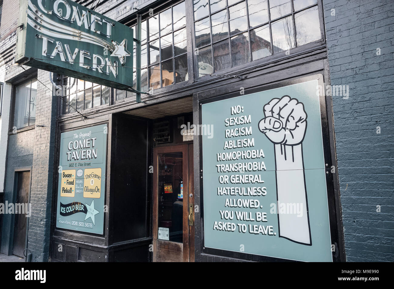 Comet Tavern, Seattle, Washington, USA Stock Photo