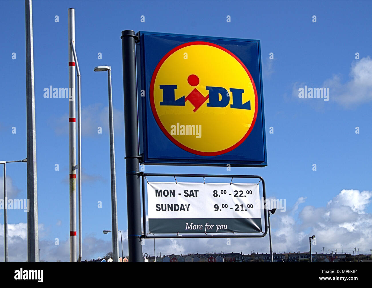 lidl supermarket skibbereen, ireland. Stock Photo