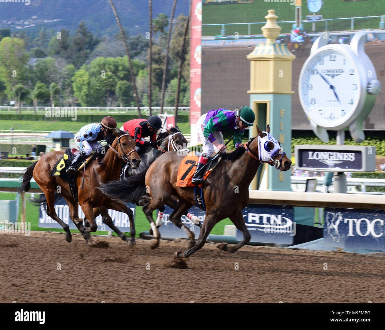 Santa anita horse race track hi res stock photography and images Alamy