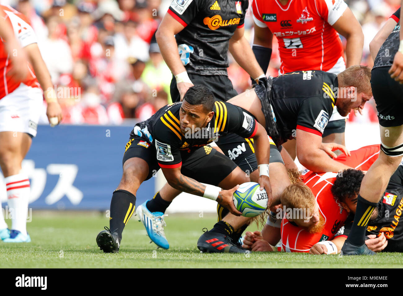 Toho Rugby Tokyo, Japan. 24th Mar, 2018. Te Toiroa Tahuriorangi (Chiefs) Rugby ...