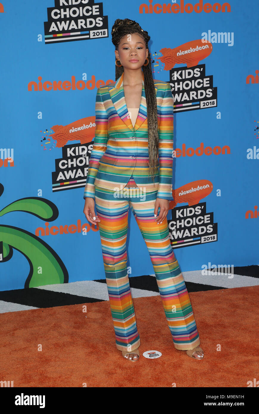 INGLEWOOD, CA - MARCH 24: Storm Reid, at the 31st Annual Nickelodeon