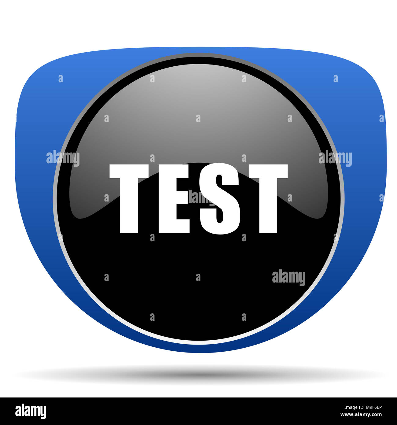 Test web icon Stock Photo - Alamy
