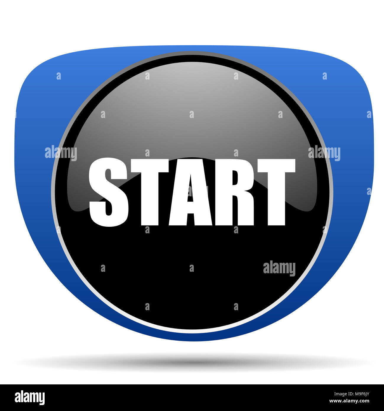 Start web icon Stock Photo - Alamy