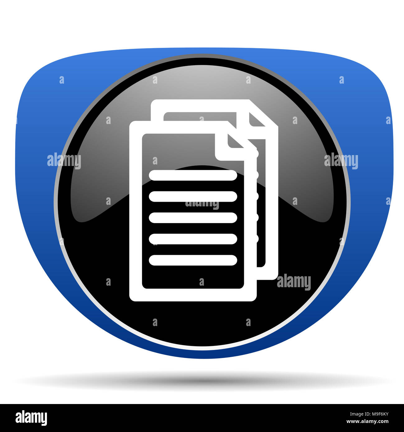 Document web icon Stock Photo - Alamy