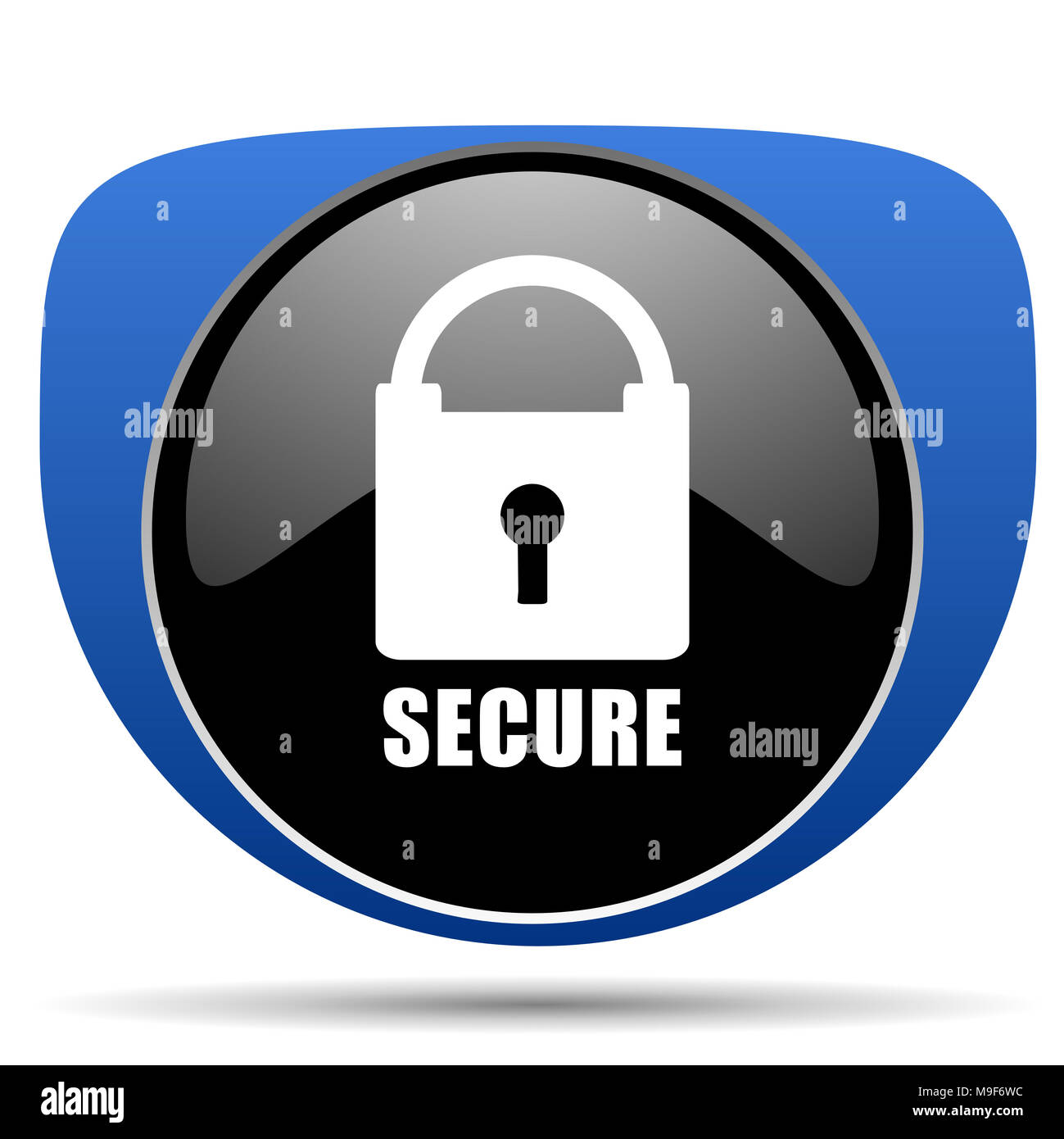 Secure web icon Stock Photo - Alamy
