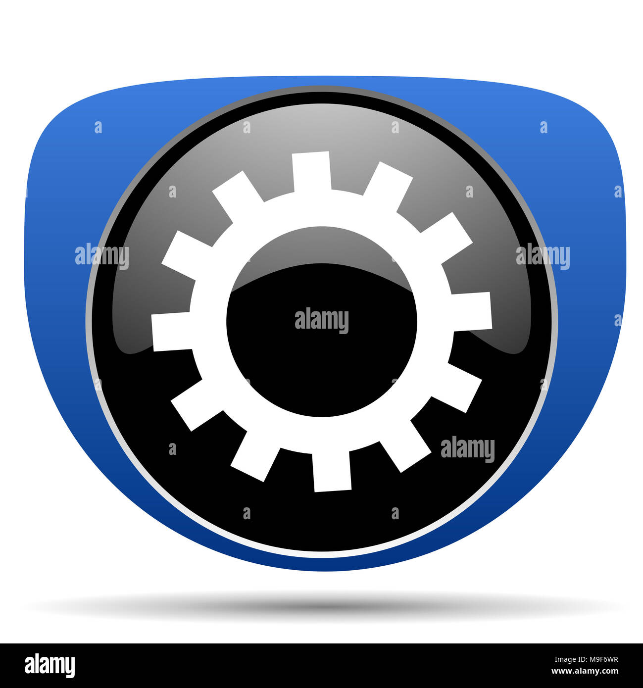 Gear web icon Stock Photo - Alamy