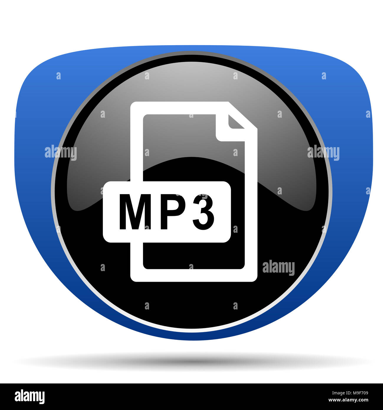 Mp3 file web icon Stock Photo - Alamy