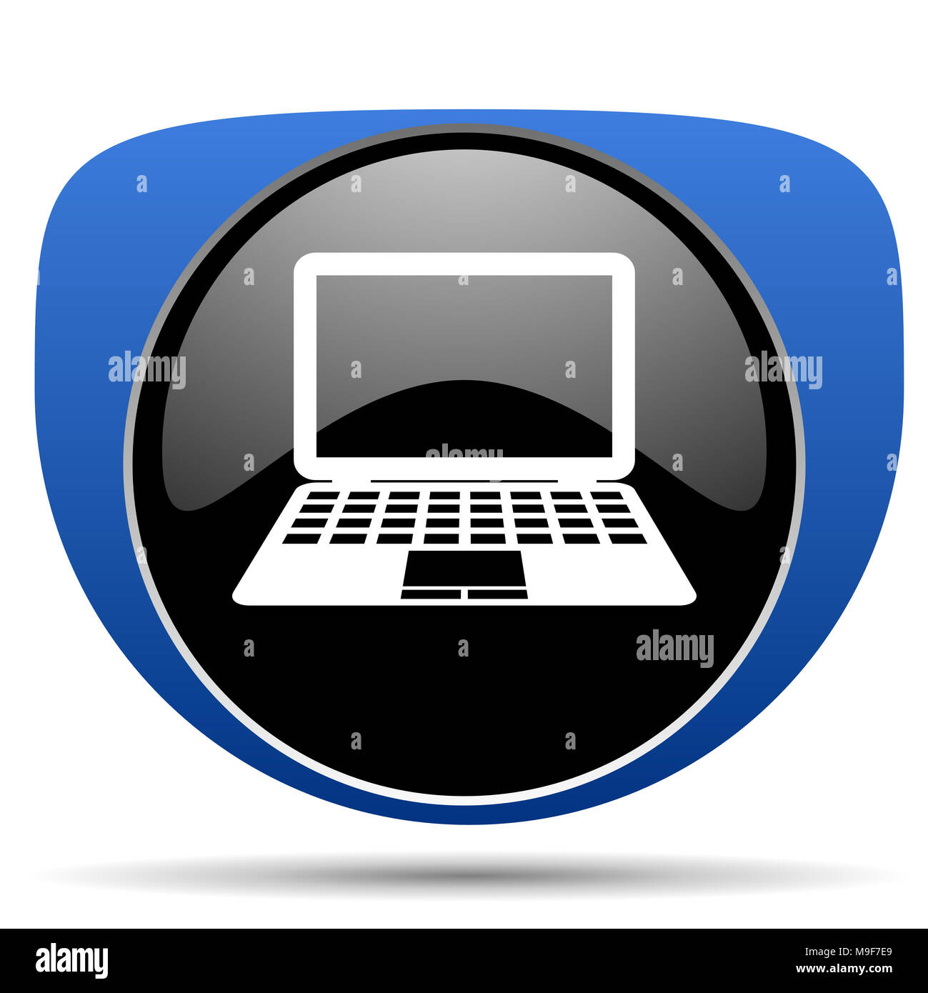 Computer web icon Stock Photo - Alamy