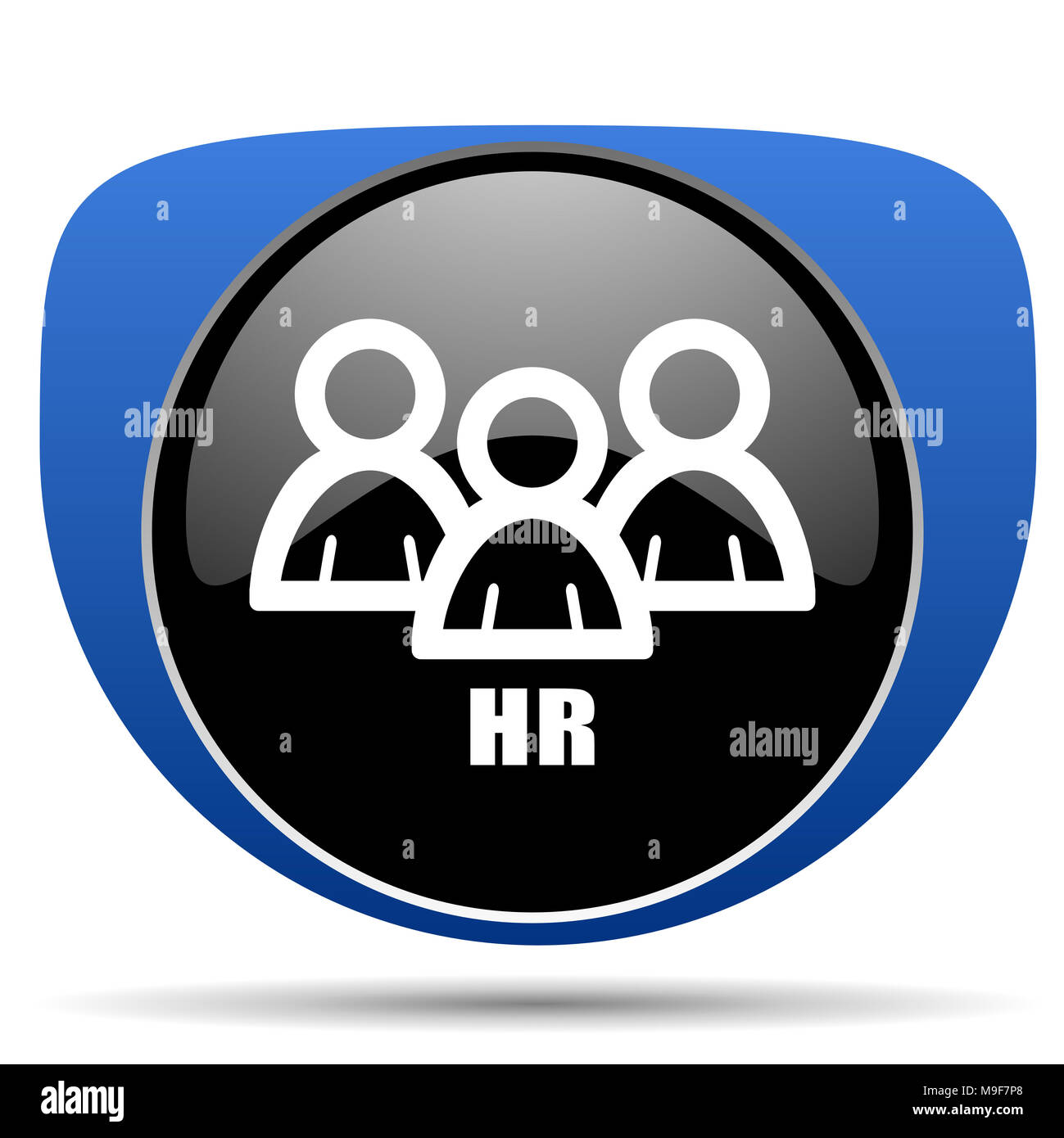 HR web icon Stock Photo - Alamy