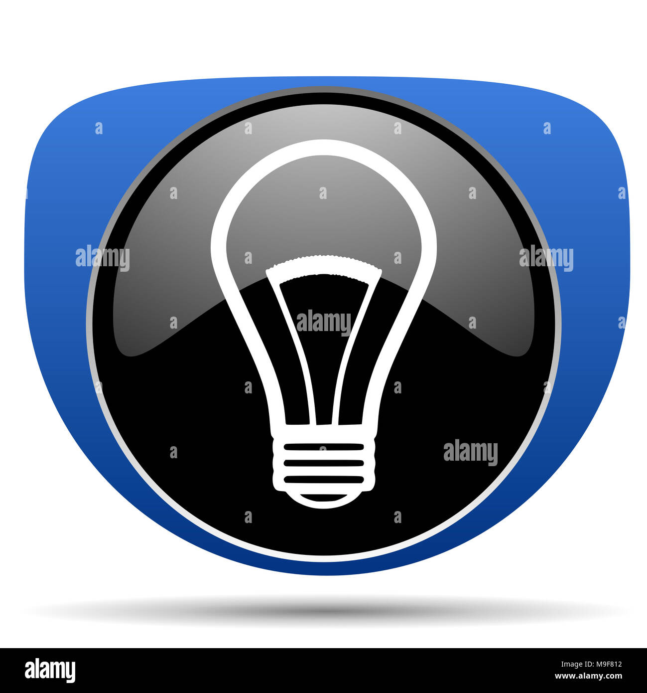 Bulb web icon Stock Photo - Alamy