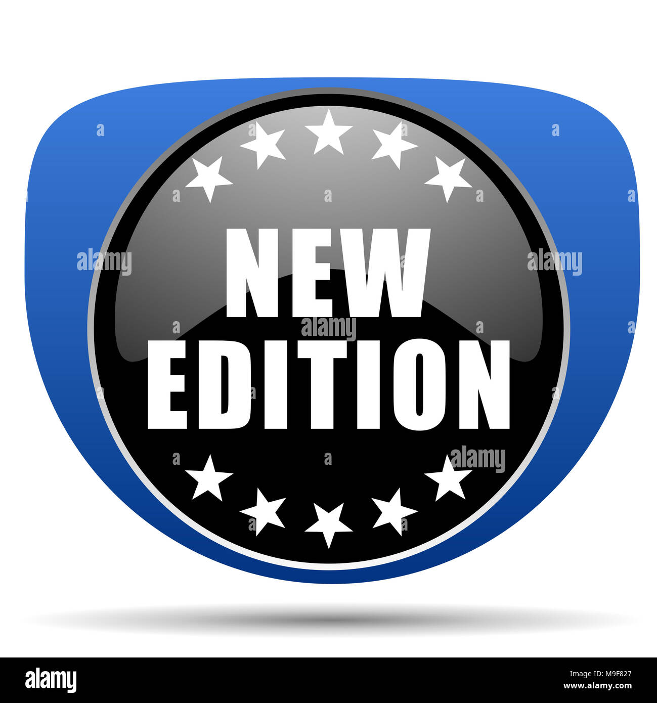 New edition icon black hi-res stock photography and images - Alamy