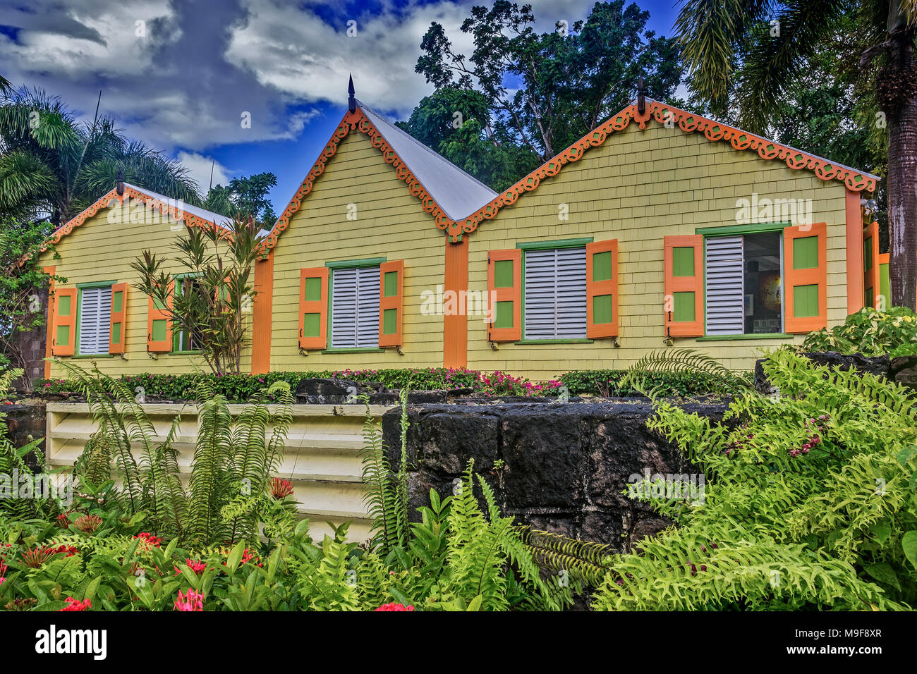Romney Manor St. Kitts West Indies Stock Photo